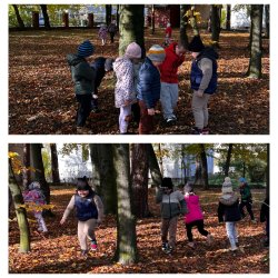 Jesienne zabawy w parku - Tygrysy 